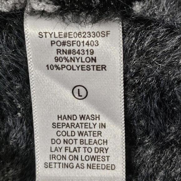 2/$50 NWT Evolution by Cyrus Slate Cheetah Cardigan Size L | Cozy Layers - Picture 4 of 6